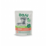 OASY Chunks in gravy Sterilized Salmon - wet cat food - 85g
