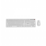 Gembird KBS-WMS-01-W Silent key Pro Business wireless desktop set, white, US layout