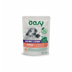 OASY Chunks in gravy Mature & Senior with Salmon - wet cat food - 85g
