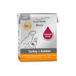 PLATINUM Menu Adult Iberico+Turkey - wet dog food - 375g