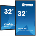 iiyama LH3260HS-B1AG Signage Display Digital A-board 80 cm (31.5") LED Wi-Fi 500 cd/m&sup2; Full HD Black Built-in processor Android 11 24/7
