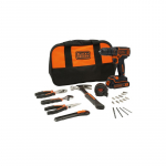 Black - Decker BDCDC18HTSA-QW drill Key Black, Orange