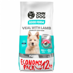 JOHN DOG Good Form Puppy Veal with lamb - dry dog food - 12 kg