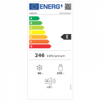 Gorenje | Refrigerator | NRK6202EBXL4 | Energy efficiency class E | Free standing | Combi | Height 200 cm | No Frost system | Fridge net capacity 235 L | Freezer net capacity 96 L | Display | 38 dB | Black
