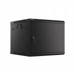 Lanberg WF01-6609-00B rack cabinet 9U Wall mounted rack Black