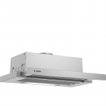 Bosch Serie 4 DFT63AC50 cooker hood Semi built-in (pull out) Silver 360 m&sup3;/h
