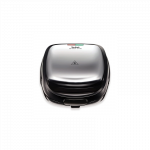 TEFAL | Sandwich Maker | SW341D12 Snack Time | 700 W | Number of plates 2 | Stainless Steel/Black