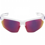 ALPINA Cycling Glasses NYLOS HR White‑Purple Purple Mirror Lens Cat.3