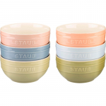 Set of 6 bowls 14 cm, multicolor