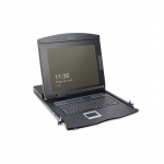 Digitus 17" LCD KVM Console, 1-Port VGA, german Keyboard