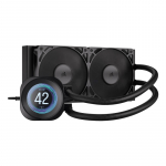 Corsair Nautilus 240 RS LCD Processor All-in-one liquid cooler 12 cm Black 1 pc(s)