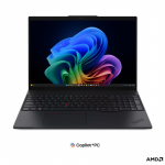 Lenovo ThinkPad L16 G3 AMD | Black | 16 " | IPS | WUXGA | 1920 x 1200 pixels | Anti-glare | AMD Ryzen AI 5 | 430 | 16 GB | SODIMM DDR5 | Solid-state drive capacity 512 GB | AMD Radeon 840M Graphics | Windows 11 Pro | 802.11be | Bluetooth version 5.4  ...