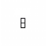 ENTRY PANEL 2 MODULE SURF./FRAME BK IP VERSO 9155022B 2N