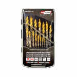 AWTOOLS WIERTŁO DO METALU M2 HSS-TiN KPL.19szt.  /1.5-10mm / BLACK LINE
