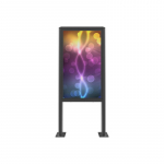 EDBAK POK91 Stand for 49" outdoor, Black | EDBAK