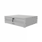 Lanberg AK-2003-S | 19" Drawer 3U, max load capacity up to 90 kg, 4 point assembly | 48.26 x 36 x 13.2 cm | Grey