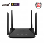 Wireless AX1800 Dual Band Gigabit Router | RT-AX53U | 1201+600 Mbit/s | Ethernet LAN (RJ-45) ports 4 | Mesh Support No | MU-MiMO Yes | No mobile broadband | Antenna type  External antenna x 4 | 36 month(s)