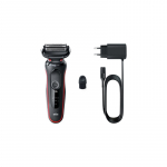Braun | Shaver | 51-R1000s | Operating time (max) 50 min | Wet - Dry | Black/Red