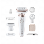 Braun Epilator | SES9-360 Silk &eacute;pil 9 Flex 3D | Operating time (max) 50 min | Number of power levels 1 | Wet & Dry | White/Rose