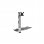 Techly ICA-PLW 01 monitor mount / stand 68.6 cm (27") Wall Silver