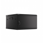 Lanberg WF01-6606-00B rack cabinet 6U Wall mounted rack Black