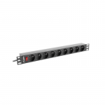 LANBERG POWER STRIP RACK 19" (1U, 16A, 9X 230V PL)