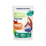 ANIMAL ISLAND Everyday Beef, chicken, turkey and white fish fillets in broth - wet cat food - 40 x 85g