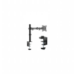 Maclean MC-883 monitor mount / stand 81.3 cm (32") Clamp Black