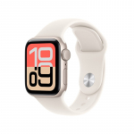 Apple Watch SE (3nd generation) SE 3 GPS 40mm Starlight Aluminium Case with Starlight Sport Band - M/L