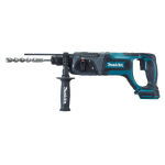 MAKITA ROTARY HAMMER DRILL WITH FORGING OPTION 18V 2J WITHOUT BATTERIES AND CHARGER DHR241Z