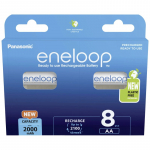 Panasonic | ENELOOP BK-3MCDE/8BE | AA | 2000 mAh | 8 pc(s)