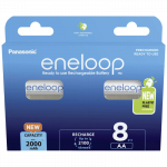 Panasonic | Rechargeable Batteries | ENELOOP BK-3MCDE/8BE | AA | 2000 mAh | 8 pc(s)