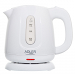 Adler Kettle | AD 1373 | Electric | 850 W | 1 L | Polypropylene | 360&deg; rotational base | White