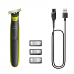 Philips Shaver | QP2724/23 OneBlade | Operating time (max) 45 min | Wet & Dry | NiMH | Black/Lime