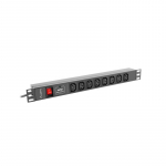 LANBERG POWER STRIP PDU RACK (1U, 16A, 8X IEC C13)