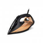Philips DST7040/80 7000 series | Steam Iron | 2800 W | Water tank capacity 300 ml | Continuous steam 50 g/min | Steam boost performance 250 g/min | Black/Gold