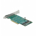 Delock PCIe x8 to 2 x NVMe M.2 Key M Card