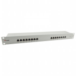 Equip 16-Port Cat.6 Shielded Patch Panel, Light Grey