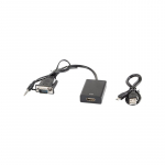 LANBERG AD-0021-BK adapter VGA F + audio 3.5mm -> HDMI F 20cm