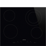 Smeg Universal SE364ETD hob Black Built-in 60 cm Ceramic hob 4 zone(s)