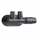 Thermostatic valve for bathroom radiator - right