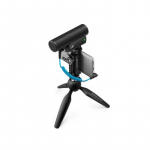Sennheiser MKE 400 Mobile Kit - condenser, supercardioid microphone with low-pass filter with Manfrotto tripod