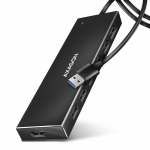 AXAGON SuperSpeed USB-A FLAT Hub | HUE-F7A