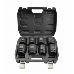 AWTOOLS ZESTAW NASADEK UDAROWYCH 3/4"  8cz./24-38mm KR&Oacute;TKIE BLACK LINE