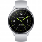 Xiaomi Watch 2 3.63 cm (1.43") AMOLED 46 mm Digital 466 x 466 pixels Touchscreen Silver Wi-Fi GPS (satellite)