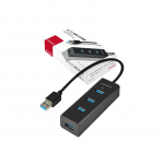 I/O HUB USB3.0 4PORT CHARGING/0.3M HUE-S2B AXAGON
