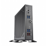 Shuttle XPC slim Barebone DS50U, Intel Celeron 7305, 2x LAN (1x 2.5Gbit ,1x 1Gbit), 1xCOM,1xHDMI,1xDP, 1x VGA, fanless, 24/7 permanent operation