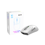 MSI Gaming Mouse | FORGE GM340 WIRELESS | Wireless | 2.4 GHz, Bluetooth, USB | White