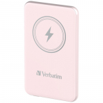 Verbatim Charge 'n' Go Magnetic Wireless Power Bank 5000mAh Pink