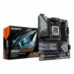 GIGABYTE B650 EAGLE AX Motherboard - AMD Ryzen 9000 Series CPUs, 12+2+2 Phases VRM, up to 7600MHz DDR5 (OC), 1xPCIe 5.0 + 2xPCIe 4.0 M.2, GbE LAN, WIFI 6E, USB 3.2 Gen 2